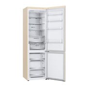 LG 387 л | Холодильник з нижньою морозильною камерою | DoorCooling+ | Інверторний компресор | Total No Frost, LeftSideOpen view, GC-B509FEPW, thumbnail 12