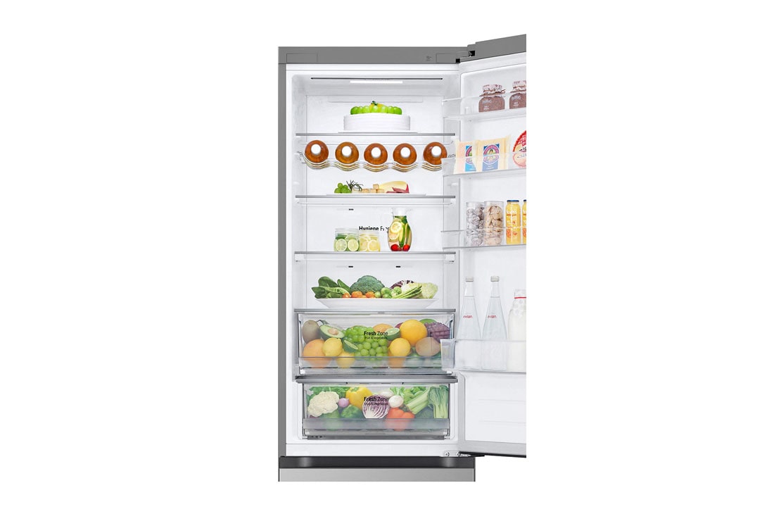 LG 387 л | Холодильник з нижньою морозильною камерою | DoorCooling+ | Інверторний компресор | Total No Frost, Duct_Food view, GC-B509FNMW, thumbnail 7
