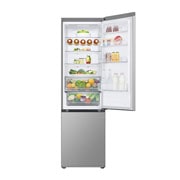 LG 387 л | Холодильник з нижньою морозильною камерою | DoorCooling+ | Інверторний компресор | Total No Frost, FrontTopOpen_Food view, GC-B509FNMW, thumbnail 6