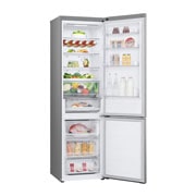 LG 387 л | Холодильник з нижньою морозильною камерою | DoorCooling+ | Інверторний компресор | Total No Frost, LeftSideOpen_Food view, GC-B509FNMW, thumbnail 10