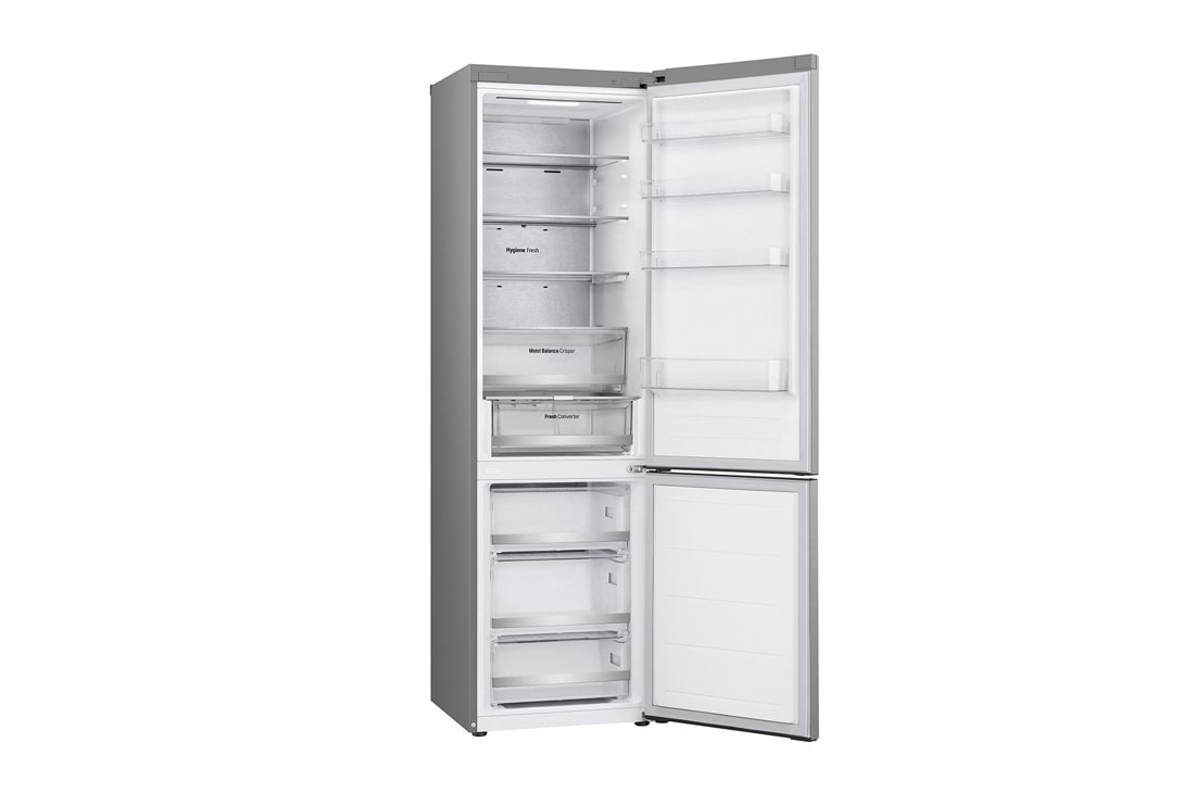 LG 387 л | Холодильник з нижньою морозильною камерою | DoorCooling+ | Інверторний компресор | Total No Frost, LeftSideOpen_Food view, GC-B509FNPW, thumbnail 11