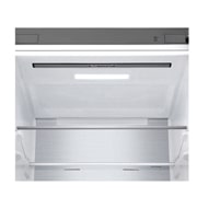 LG 387 л | Холодильник з нижньою морозильною камерою | DoorCooling+ | Інверторний компресор | Total No Frost, FrontTopOpen_Food view, GC-B509FNPW, thumbnail 6