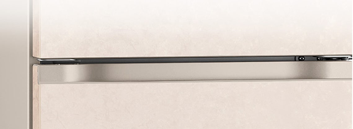 Збільшене зображення квадратної прихованої ручки з витонченим мінімалістичним дизайном.