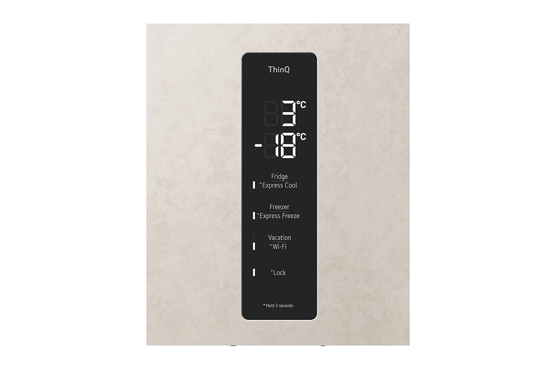 LG 344 л | Холодильник з нижньою морозильною камерою | DoorCooling+ | Інверторний компресор | Total No Frost, Дисплей, GC-B459FEPW, thumbnail 4