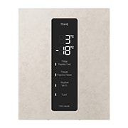 LG 344 л | Холодильник з нижньою морозильною камерою | DoorCooling+ | Інверторний компресор | Total No Frost, Дисплей, GC-B459FEPW, thumbnail 4