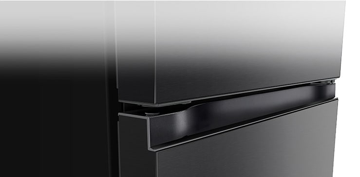 Збільшене зображення квадратної прихованої ручки з витонченим мінімалістичним дизайном.