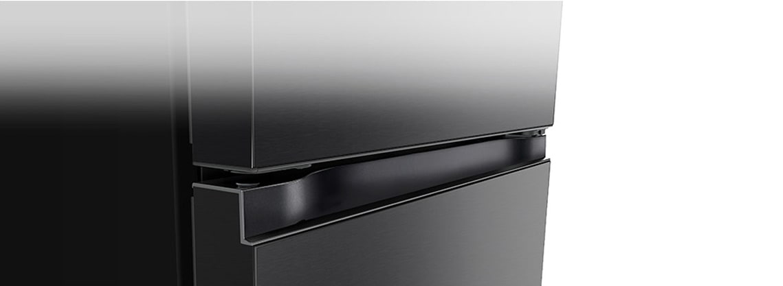 Збільшене зображення квадратної прихованої ручки з витонченим мінімалістичним дизайном.