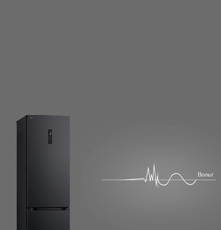 Логотип контролю перепадів напруги червоного кольору на білому фоні.