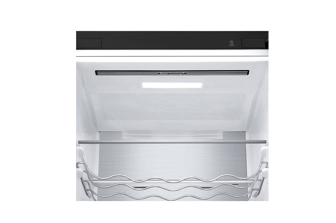 LG 387 л | Холодильник з нижньою морозильною камерою | DoorCooling+ | Інверторний компресор | Total No Frost, DoorCooling_LED view, GC-B509FTZW, thumbnail 5