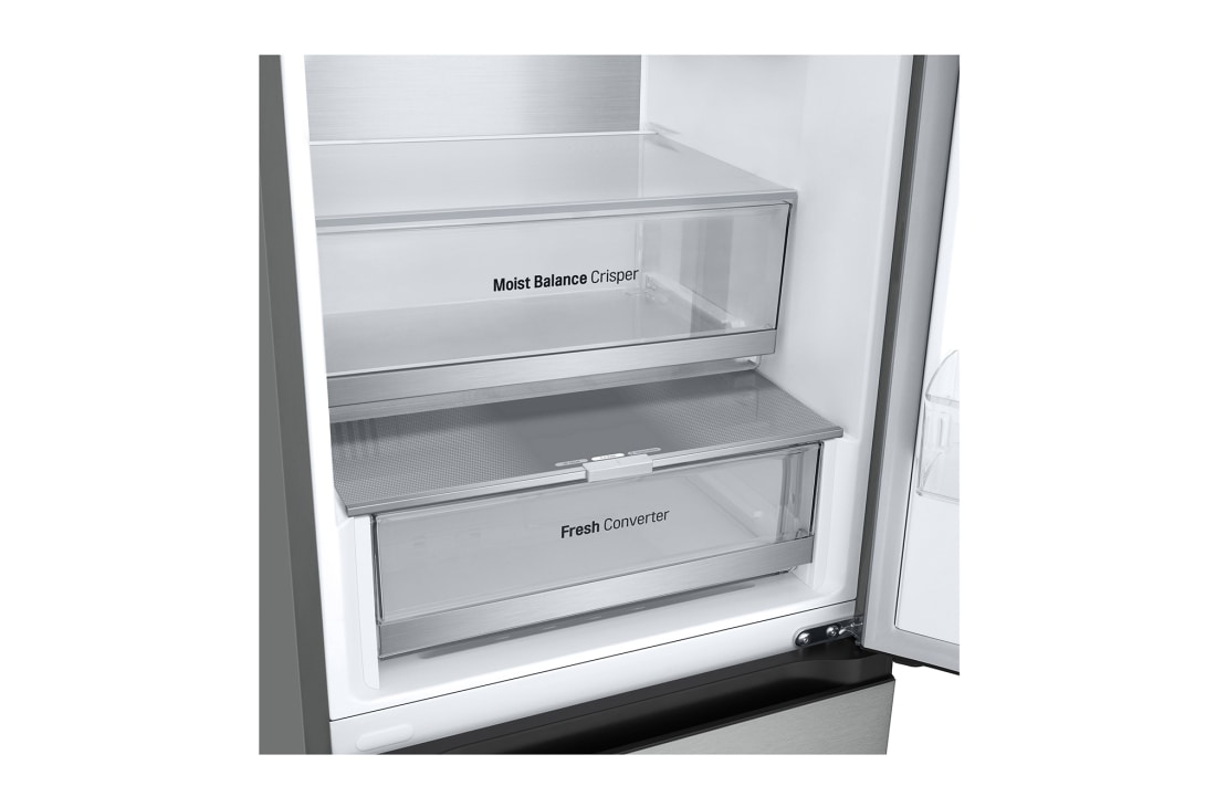 LG 384 л | Холодильник з нижньою морозильною камерою | DoorCooling+ | Fresh Converter | Total No Frost , Дисплей, GW-B509FA7W, thumbnail 16