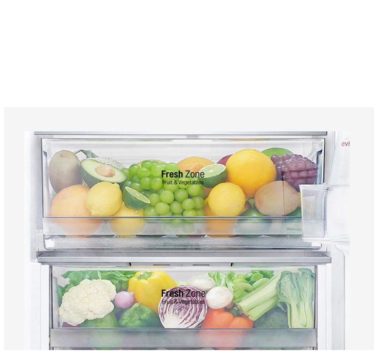 На передньому плані Fresh Zone, відсік наповнений фруктами.