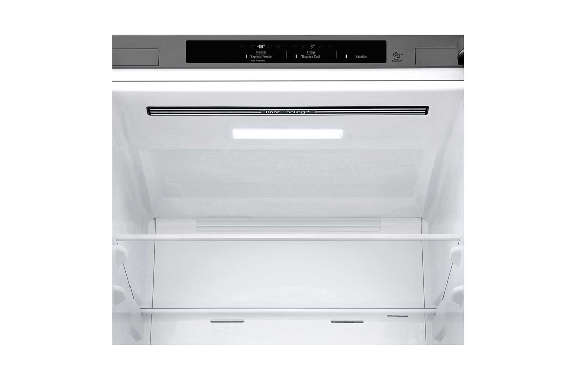 LG 341 л | Холодильник з нижньою морозильною камерою | DoorCooling+ | Інверторний компресор | Total No Frost, DoorCooling_LED view, GW-B459FNLW, thumbnail 5