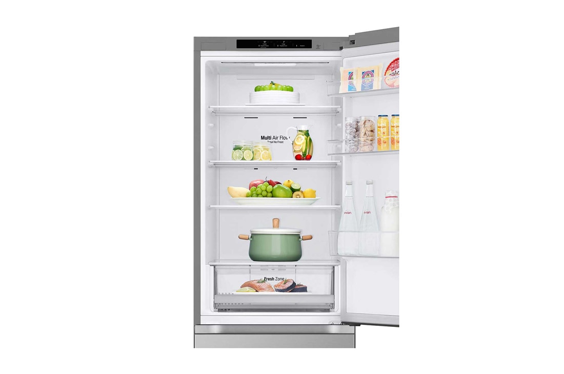 LG 341 л | Холодильник з нижньою морозильною камерою | DoorCooling+ | Інверторний компресор | Total No Frost, Duct_Food view, GW-B459FNLW, thumbnail 7