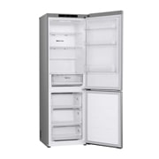 LG 341 л | Холодильник з нижньою морозильною камерою | DoorCooling+ | Інверторний компресор | Total No Frost, LeftSideOpen view, GW-B459FNLW, thumbnail 11