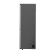 LG 341 л | Холодильник з нижньою морозильною камерою | DoorCooling+ | Інверторний компресор | Total No Frost, Side view, GW-B459FNLW, thumbnail 13