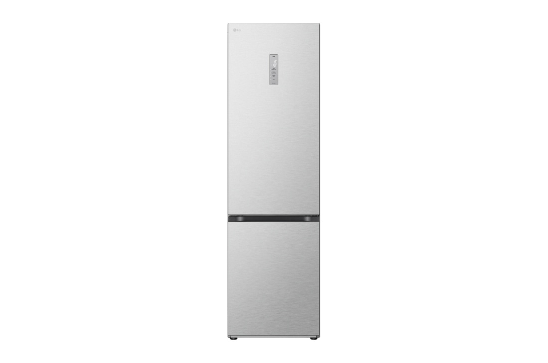 LG 384 л | Холодильник з нижньою морозильною камерою | DoorCooling+ | Fresh Converter | ThinQ , Вид спереду (двері зачинені) , GW-B509FAFW