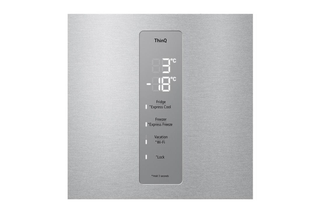 LG 384 л | Холодильник з нижньою морозильною камерою | DoorCooling+ | Fresh Converter | ThinQ , Дисплей, GW-B509FAFW, thumbnail 4