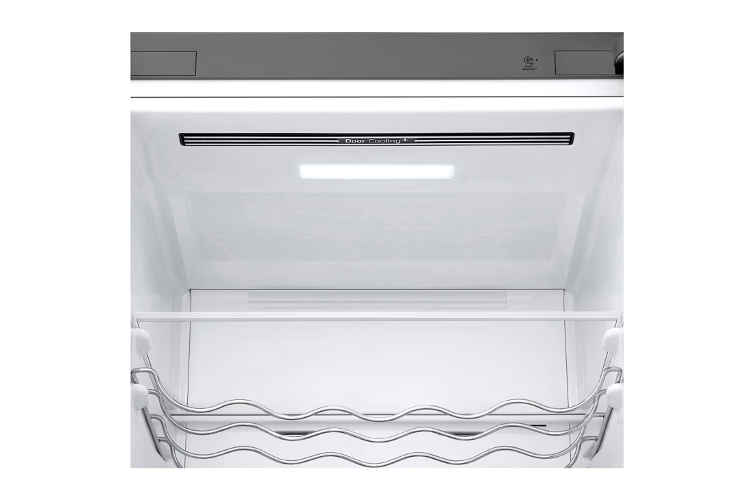 LG 384 л | Холодильник з нижньою морозильною камерою | DoorCooling+ | Fresh Converter | ThinQ , Світлодіод Door Cooling+, GW-B509FAFW, thumbnail 5