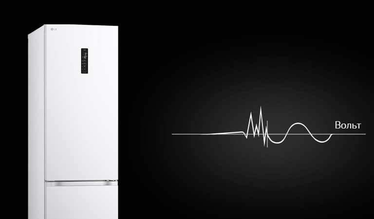 Логотип контролю перепадів напруги червоного кольору на білому фоні.