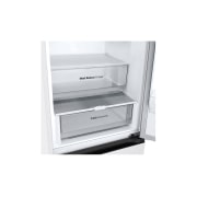 LG 384 л | Холодильник з нижньою морозильною камерою | DoorCooling+ | Fresh Converter | ThinQ , Вид спереду, двері холодильника відкриті (без їжі), GW-B509FVFW, thumbnail 16