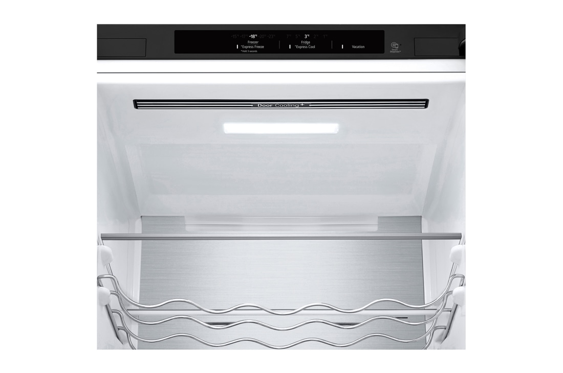 LG 384 л | Холодильник з нижньою морозильною камерою | DoorCooling+ | Fresh Converter | Total No Frost, Світлодіод Door Cooling+, GW-B509FT7W, thumbnail 5
