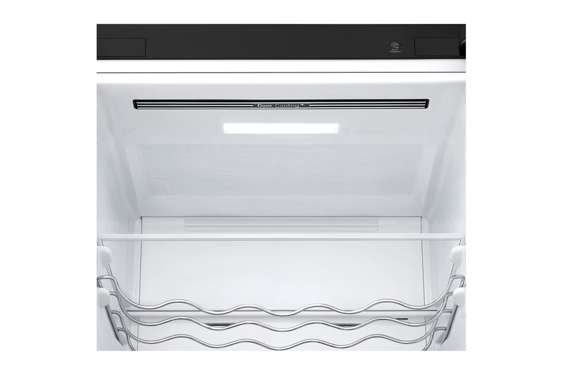 LG 384 л | Холодильник з нижньою морозильною камерою | DoorCooling+ | Fresh Converter | ThinQ, Світлодіод Door Cooling+, GW-B509FXFW, thumbnail 5