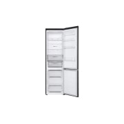 LG 384 л | Холодильник з нижньою морозильною камерою | DoorCooling+ | Fresh Converter | ThinQ, Вид спереду, усі двері холодильника відкриті (без їжі), GW-B509FXFW, thumbnail 3