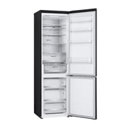 LG 384 л | Холодильник з нижньою морозильною камерою | DoorCooling+| Fresh Balancer | Fresh Converter |ThinQ, Вид зліва, двері холодильника відкриті (без їжі), GW-B509FXUW, thumbnail 11