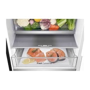 LG 384 л | Холодильник з нижньою морозильною камерою | DoorCooling+| Fresh Balancer | Fresh Converter |ThinQ, Складана полиця, GW-B509FXUW, thumbnail 16