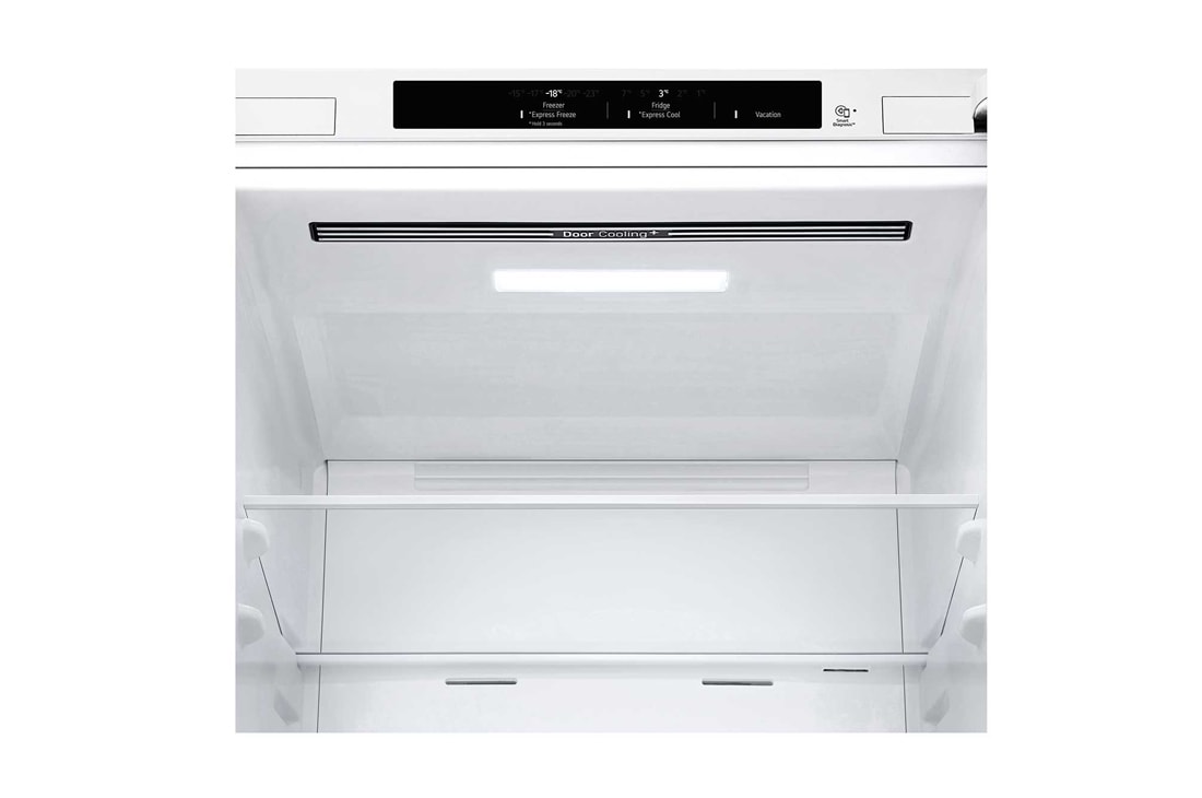 LG 341 л | Холодильник з нижньою морозильною камерою | DoorCooling+ | Інверторний компресор | Total No Frost, DoorCooling_LED view, GW-B459FVLW, thumbnail 5