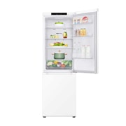 LG 341 л | Холодильник з нижньою морозильною камерою | DoorCooling+ | Інверторний компресор | Total No Frost, FrontTopOpen_Food view, GW-B459FVLW, thumbnail 6