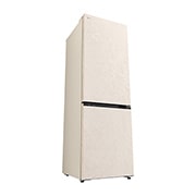 LG 333 л | Холодильник з нижньою морозильною камерою | DoorCooling+ | Інверторний компресор | Total No Frost, Вид зліва, двері холодильника відкриті (без їжі), GC-B459EEYM, thumbnail 12