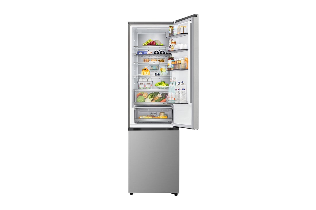 LG 375 л | Холодильник з нижньою морозильною камерою | DoorCooling+ | FRESHBalancer™ | LG ThinQ, Дисплей, GC-B509EMKM, thumbnail 4