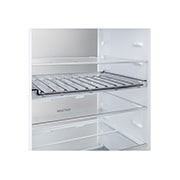 LG 375 л | Холодильник з нижньою морозильною камерою | DoorCooling+ | FRESHBalancer™ | LG ThinQ, Вид спереду, двері холодильника відкриті (з їжею), GC-B509ETSM, thumbnail 7