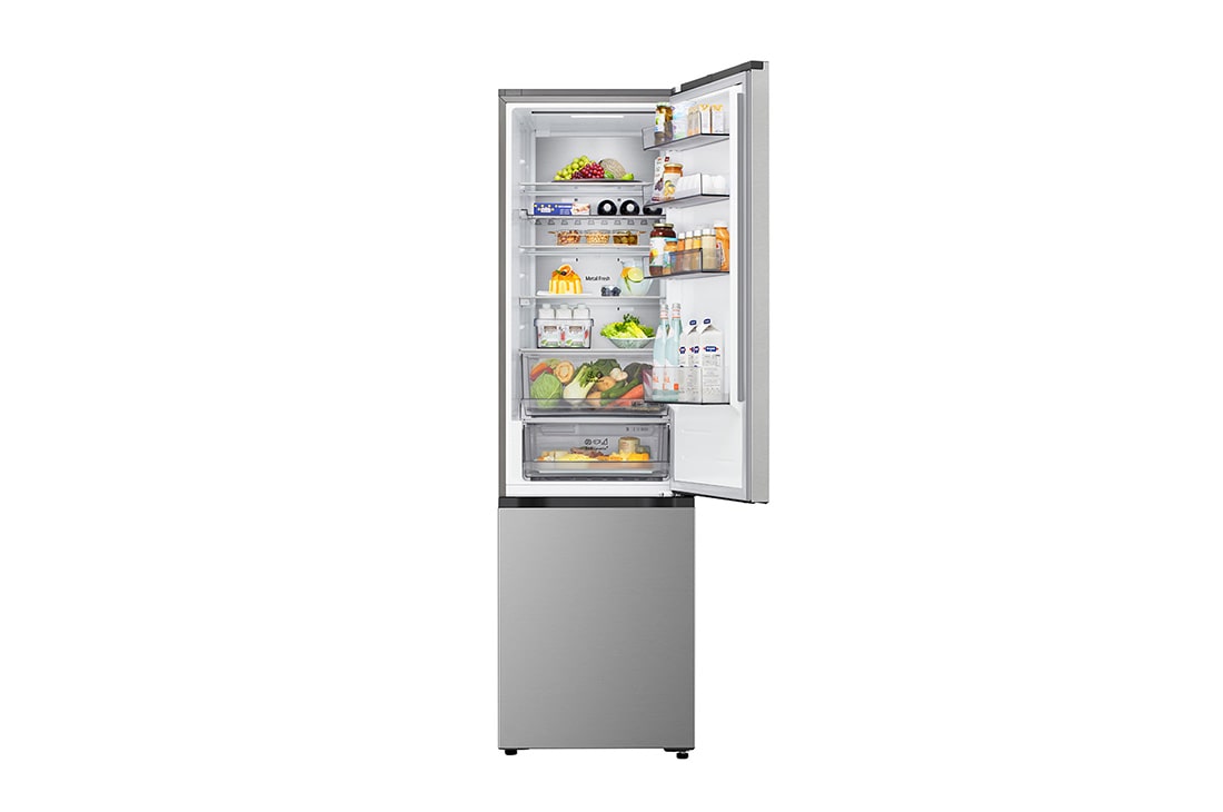 LG 375 л | Холодильник з нижньою морозильною камерою | DoorCooling+ | FRESHBalancer™ | LG ThinQ, Дисплей, GC-B509EMSM, thumbnail 4