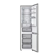 LG 375 л | Холодильник з нижньою морозильною камерою | DoorCooling+ | FRESHBalancer™ | LG ThinQ, Вид спереду, усі двері холодильника відкриті (без їжі), GC-B509EMSM, thumbnail 3