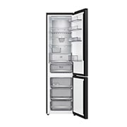 LG 375 л | Холодильник з нижньою морозильною камерою | DoorCooling+ | FRESHBalancer™ | LG ThinQ, Вид спереду, усі двері холодильника відкриті (без їжі), GC-B509ETKM, thumbnail 3