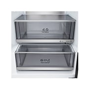 LG 375 л | Холодильник з нижньою морозильною камерою | DoorCooling+ | FRESHBalancer™ | LG ThinQ, Вид зліва (двері зачинені), GC-B509ETKM, thumbnail 10