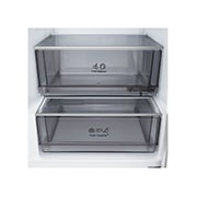 LG 375 л | Холодильник з нижньою морозильною камерою | DoorCooling+ | FRESHBalancer™ | LG ThinQ, Вид спереду, двері холодильника відкриті (з їжею), GC-B509EEKM, thumbnail 7