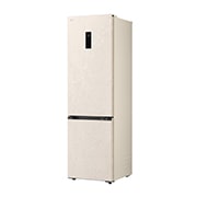 LG 375 л | Холодильник з нижньою морозильною камерою | DoorCooling+ | FRESHBalancer™ | LG ThinQ, Вид зліва, двері холодильника відкриті (без їжі), GC-B509EEKM, thumbnail 12