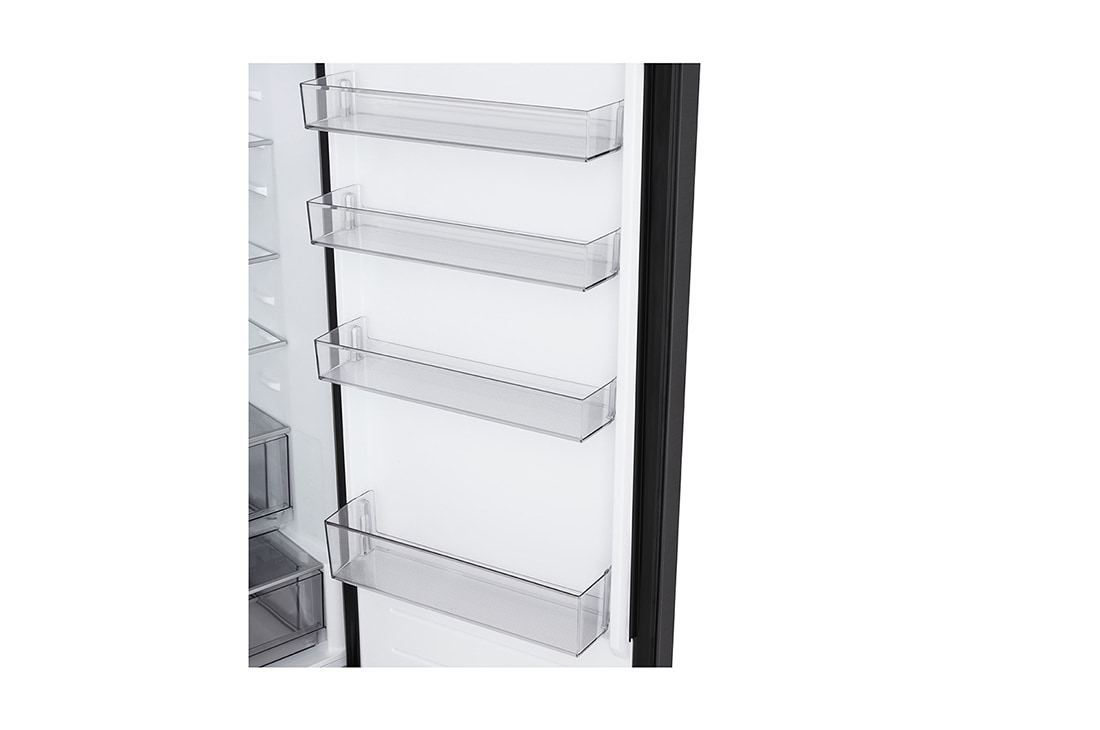 LG 375 л | Холодильник з нижньою морозильною камерою | DoorCooling+ | FRESHBalancer™ | LG ThinQ, Складана полиця, GC-B509ETTM, thumbnail 8
