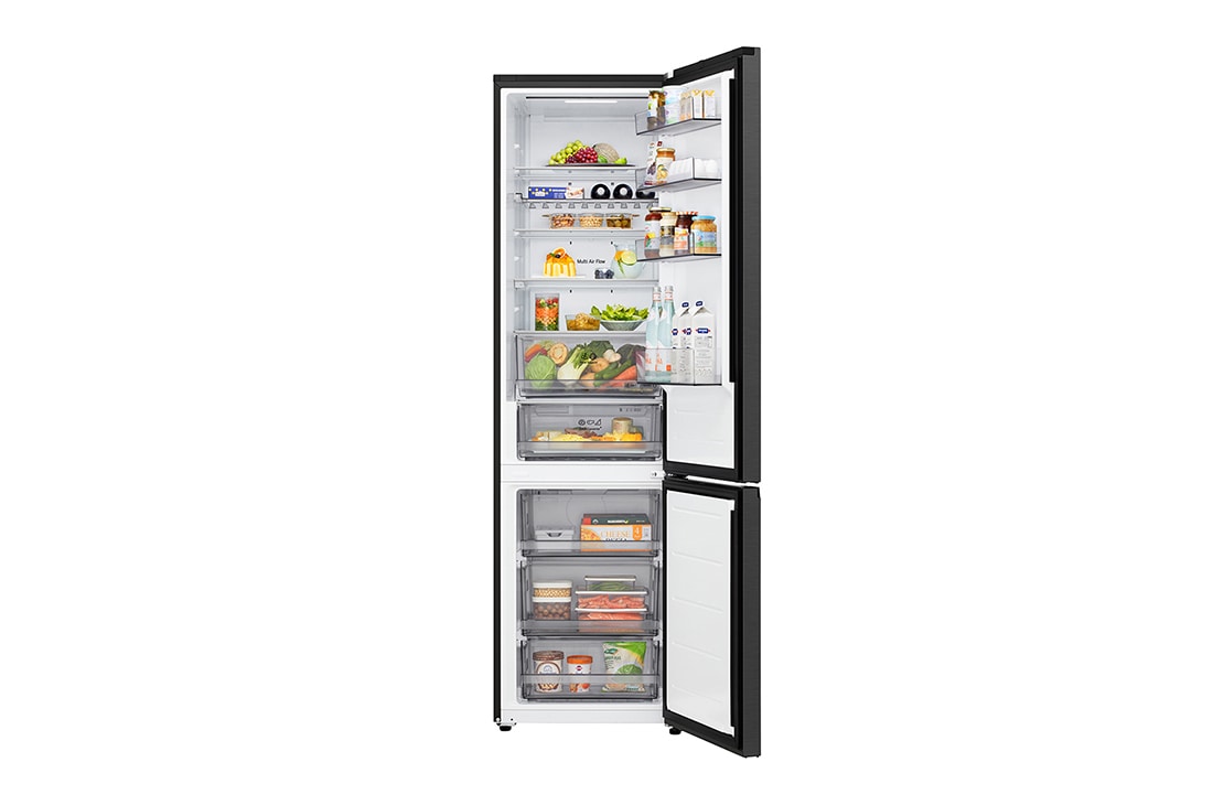 LG 375 л | Холодильник з нижньою морозильною камерою | DoorCooling+ | FRESHBalancer™ | LG ThinQ, Вид ззаду, GC-B509ETTM, thumbnail 15