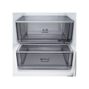 LG 375 л | Холодильник з нижньою морозильною камерою | DoorCooling+ | FRESHBalancer™ | LG ThinQ, Вид спереду, двері холодильника відкриті (з їжею), GC-B509ETTM, thumbnail 7