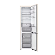 LG 375 л | Холодильник з нижньою морозильною камерою | DoorCooling+ | FRESHBalancer™ | LG ThinQ, Вид спереду, усі двері холодильника відкриті (без їжі), GC-B509EETM, thumbnail 3