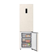 LG 375 л | Холодильник з нижньою морозильною камерою | DoorCooling+ | FRESHBalancer™ | LG ThinQ, Вид зліва (двері зачинені), GC-B509EETM, thumbnail 10