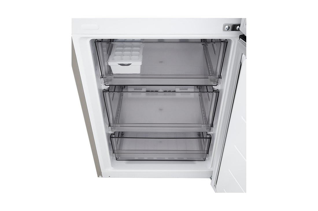 LG 375 л | Холодильник з нижньою морозильною камерою | DoorCooling+ | FRESHBalancer™ | LG ThinQ, Вид зліва (двері зачинені), GC-B509EMTM, thumbnail 10