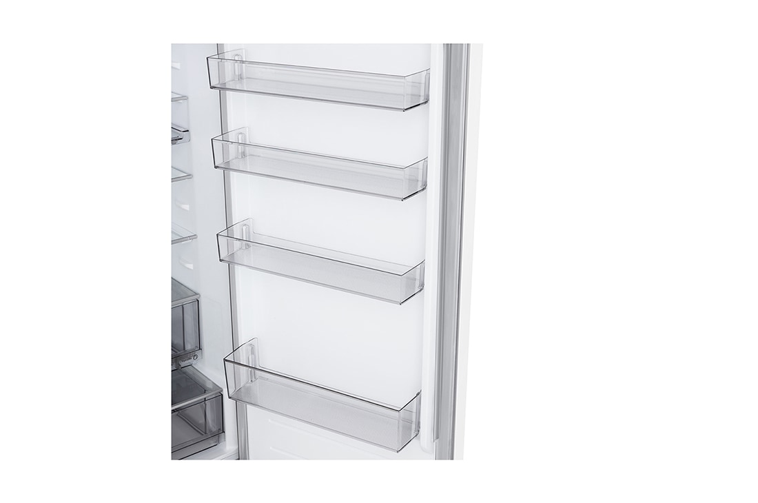 LG 375 л | Холодильник з нижньою морозильною камерою | DoorCooling+ | FRESHBalancer™ | LG ThinQ, Складана полиця, GC-B509EQTM, thumbnail 8