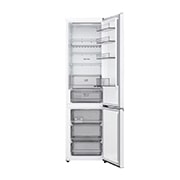 LG 375 л | Холодильник з нижньою морозильною камерою | DoorCooling+ | FRESHBalancer™ | LG ThinQ, Вид спереду, усі двері холодильника відкриті (без їжі), GC-B509EQTM, thumbnail 3