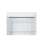 LG 375 л | Холодильник з нижньою морозильною камерою | DoorCooling+ | FRESHBalancer™ | LG ThinQ, Вид спереду, двері холодильника відкриті (з їжею), двері морозильника закриті, GC-B509EQTM, thumbnail 6