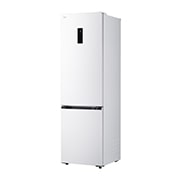 LG 375 л | Холодильник з нижньою морозильною камерою | DoorCooling+ | FRESHBalancer™ | LG ThinQ, Вид зліва, двері холодильника відкриті (з їжею), GC-B509EQTM, thumbnail 11